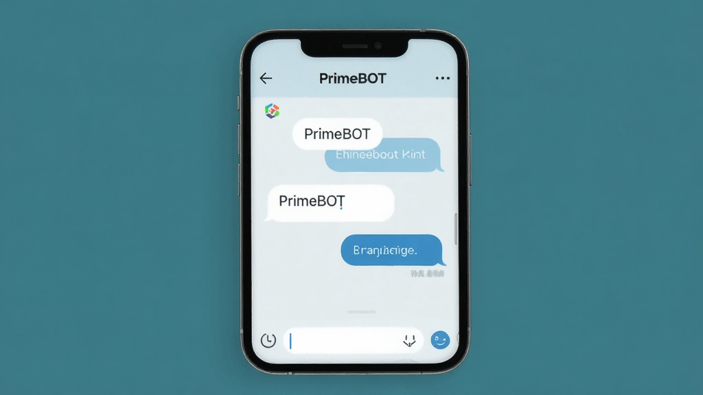 һ�ű���PrimeBOT�޹�洿�������ͼƬ������Ϊһ���ֻ�����д����Ļ��ʾPrimeBOT������棬������û���κι�����򵯴���ֻ�иɾ����������ݺ�����򣬱���Ϊ��ɫ����񼫼�ϸ��Բ�󣬻��ʸɾ����޶���Ԫ�ء�