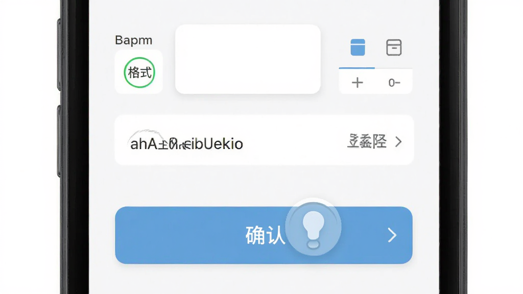 愈知App数据导出操作界面展示,主体为手机屏幕显示愈知应用的导出设置页面,布局上方为格式选择中间为导出路径下方为确认按钮,排版清晰,风格为扁平化设计,细节按钮有按压反馈效果,画质干净无多余元素