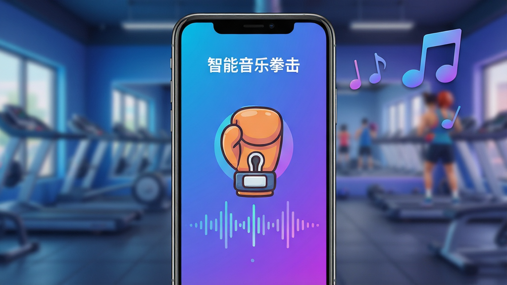 һ��չʾ����������ȭ����App���Ľ�����ֻ���Ļ��ͼ������������һ�����ŵ������ֻ�����Ļ������ʾ��һ����ͨ����ȭ������ͼ����������������Ľ���Ⲩ�������ǽ�������ģ���黯���������Ͻ������ַ���Ʈ��������ɫ��Ϊ��������������ɫ���䣬����ƽ���Ƽ��У�ϸ��������࣬���ʸɾ��������޶���Ԫ��