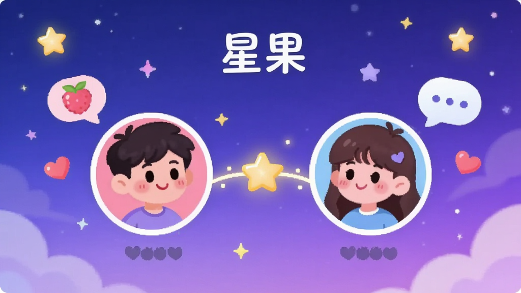 һ�Ų廭����ͼƬ�����������ǡ��ǹ���App��ƥ����棬������ͨ����ͷ��ͨ��һ����˸���ǹ�����������һ����Χ�а��ĺͶԻ�����Ư�����������λõ��ǿ�����ɫ�������ÿɰ������ʸɾ�����