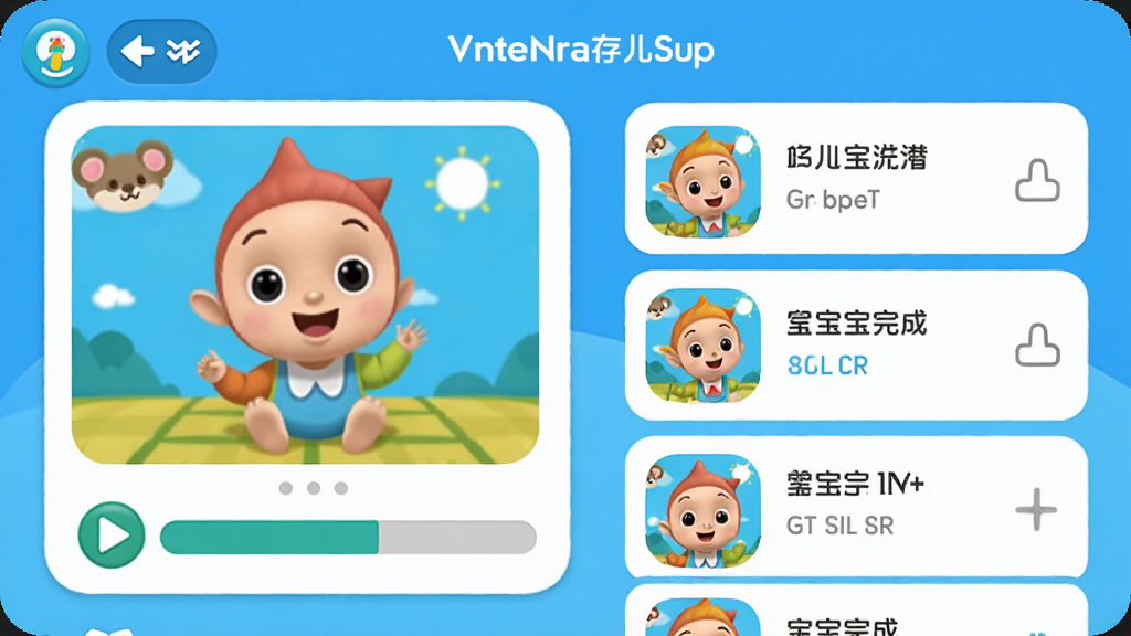 ������ʿ����App�����߻��湦�ܽ��棬������ʾһ�����ؽ��������ڼ���һ�׶���MV���Ա�����������ɵĶ����б�����������ɫ�Ͱ�ɫΪ��ɫ��������������ͼ��ָʾ��ȷ�����ʸɾ��޶���Ԫ��