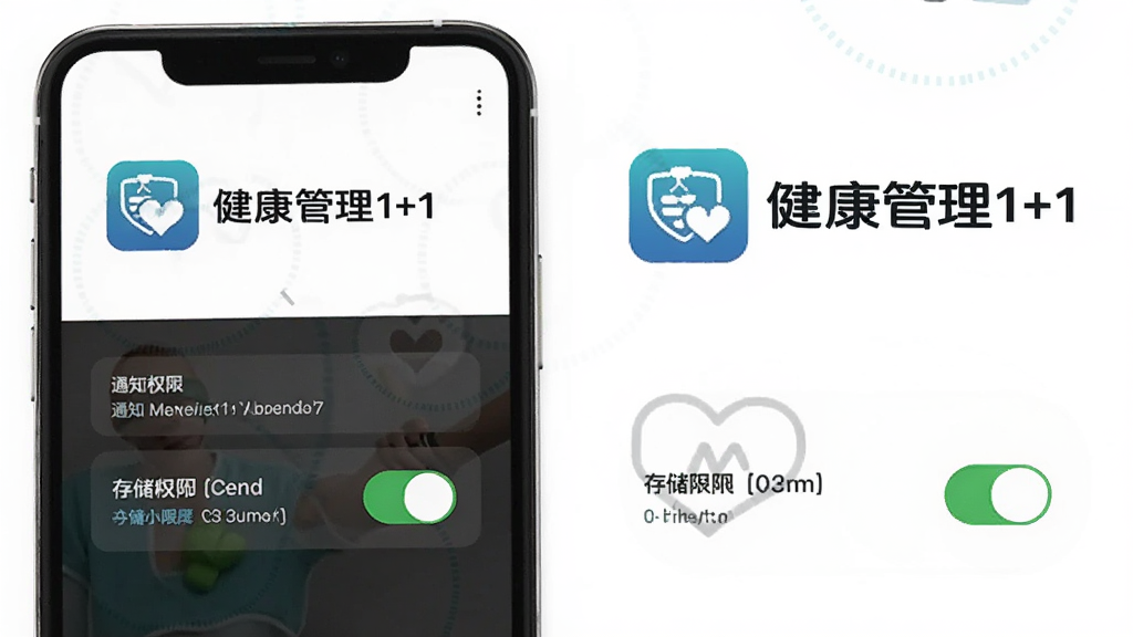 ��������1+1������Ȩ�������������棬�ֻ���Ļ��ʾ֪ͨȨ�޺ʹ洢Ȩ�޵Ŀ��أ��Ա��н�������1+1��ͼ������֣������Ǽ��İ�ɫ�����̳��࣬����������ϸ����ȷ�����ʸɾ�