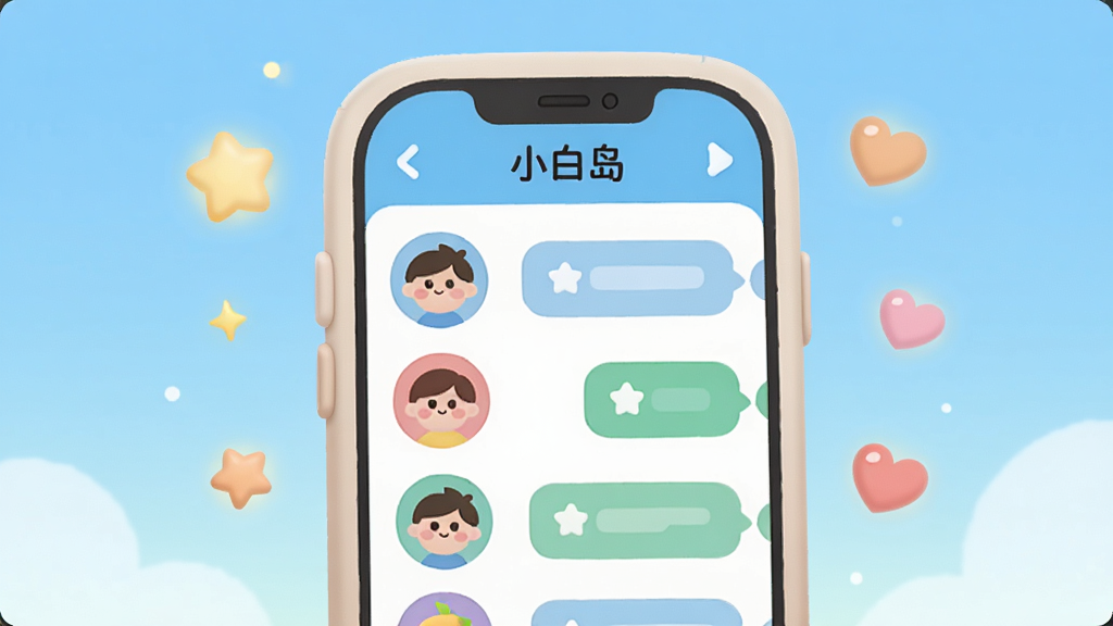 ����������һ����ͨ�����ֻ����棬�ֻ���Ļ��ʾ��С�׵���App�������б�ҳ�棬�����Բ��Ŀ�ͨͷ���Ҳ����������ݣ��ֻ���ΧƯ���ż��ŷ�������ǺͰ��ģ������ǵ���ɫ�Ľ�����գ��������������ϸ�����ֻ��߿�Բ��ͼ���ƽ����ƣ����ʸɾ��������޶���Ԫ��