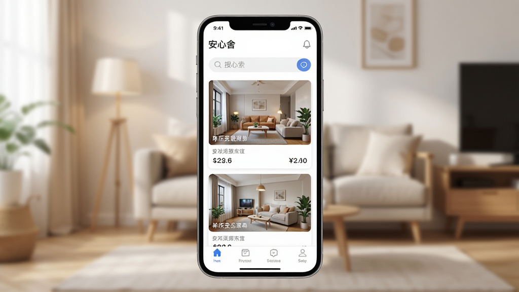 �ֻ���Ļչʾ�������ᡱApp�����棬�ɾ�������ⷿ�б����������������м��Ƿ�Դ��Ƭ����ʵ��Ƭ�ͼ۸񣬵ײ���������������������ܰ�ľӼһ���������ִ���Լ�������������޶���Ԫ��