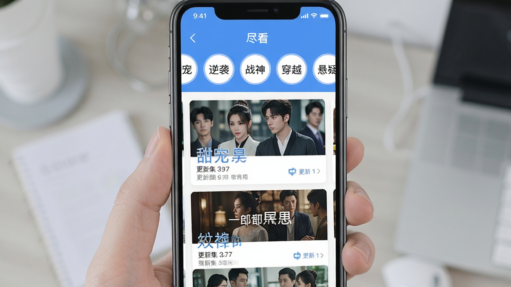 �ֻ�App����չʾ���������ķ���ɸѡҳ�棬ҳ�涥���С���衱����Ϯ����ս�񡱡���Խ�������ɡ���Բ�α�ǩ��ť���·����ٲ������еĶ̾翨Ƭ��ÿ�ſ�Ƭ�������ľ����͸��¼�����������ɫ���£�������Ϊ�����������룬���ʸɾ��������ҹ��Ԫ�ء�