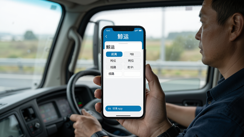 һ������˾�����ڼ�ʻ����ֳ��ֻ����ֻ���Ļ��ʾ����App�Ķ���ɸѡ���棬�о��롢��λ����·�ȱ�ǩ�����ڹ�����ͣ������ǹ�·����������ͻ���ֻ���Ļ�����־��С����дʵ��ϸ�����������ʸɾ�����Ļ��������ʾ�����ˡ����޶���Ԫ�ء�