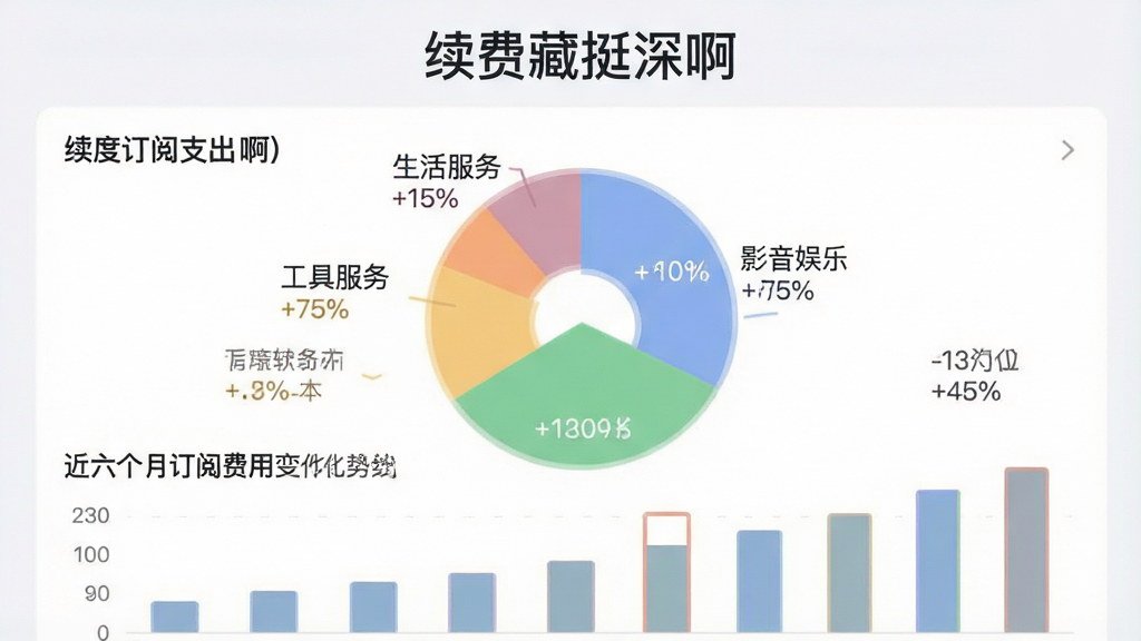 һ������ͳ��ͼ�����棬�����С����Ѳ�ͦ���Appչʾ�¶ȶ���֧����״ͼ����ͼ��ΪӰ�����֡������������������ȼ���ɫ�飬ÿ��ɫ���ע�˽��Ͱٷֱȣ��·�����״ͼ��ʾ�������¶��ķ��ñ仯���ƣ����岼����������ɫ��ͣ�����ִ���ƽ�����ֱ�ǩ��ȷ�����ʸɾ����޶���Ԫ�أ�ͼ���Ϸ��С����Ѳ�ͦ�����������