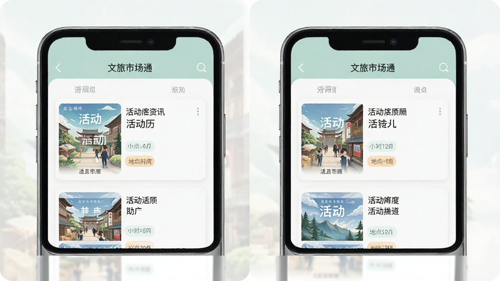 һ��չʾ�������г�ͨ��App��������Ѷ���������ܵ��ֻ�����ͼ����������ʾ��Ƭʽ��Ƽ��б����������������ͼ������ơ�ʱ��͵ص��ǩ������ɫ����ͣ����������������������ʸɾ��޶���Ԫ��