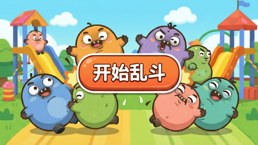��ƽ�Ҷ���԰ ��Ϸ������ չʾһȺԲ������ħ��С�� ��ɫ�����޵Ŀ�ͨ��԰�����л�����ײ �����м�����Ŀ�ġ���ʼ�Ҷ�����ť �������� �Ű���� ���Ϊ���ɸ�Ц�Ŀ�ͨ��ƽ�� ϸ��Բ�� ���ʸ��� �ɾ� �޶���Ԫ��