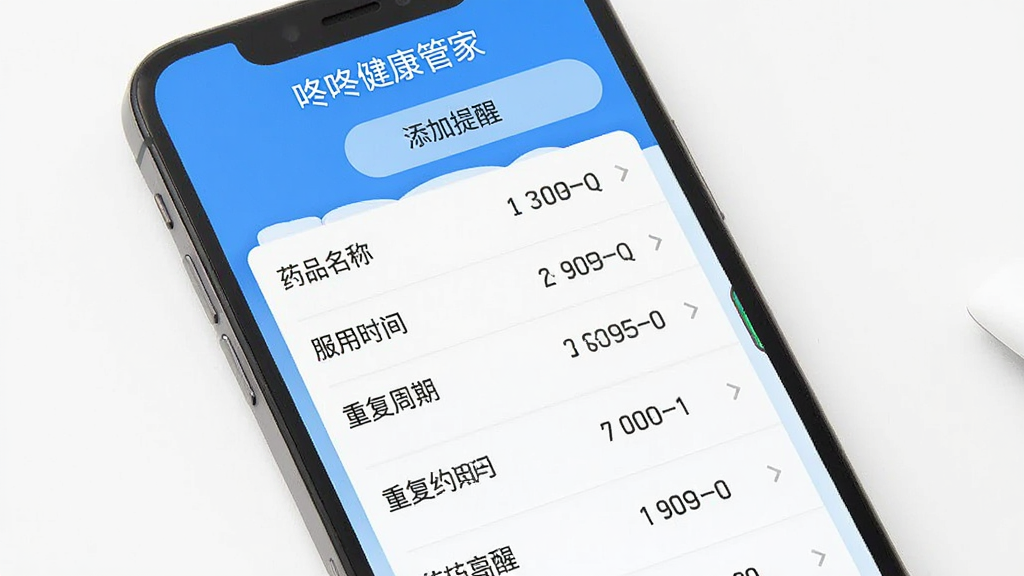 ���˽����ܼ���ҩ�������ý��棬�ֻ���Ļ��ʾ�����б�������ҩƷ���ơ�����ʱ����ظ����ڣ��������������Ѱ�ť�������������ˣ���ɫ��ɫ�������������ɾ�