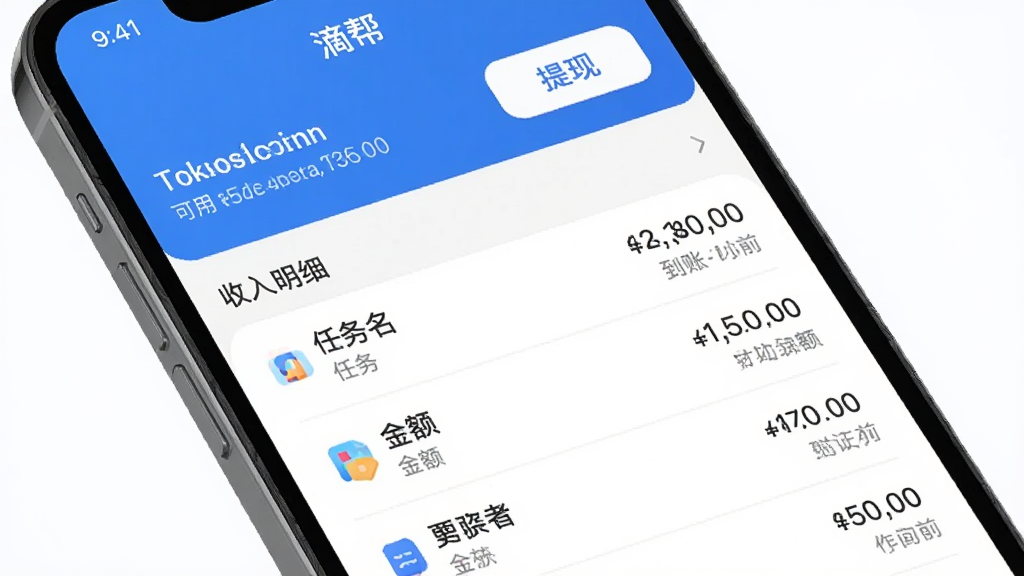 �ֻ�����չʾ���ΰApp��Ǯ��ҳ�棬������ʾ�����������ְ�ť���·���������ϸ�б���ÿ�ʼ�¼��ע���������ơ����͵���ʱ�䣬���岼����������ɫ������Ϊ��������Լ�����ʸɾ�