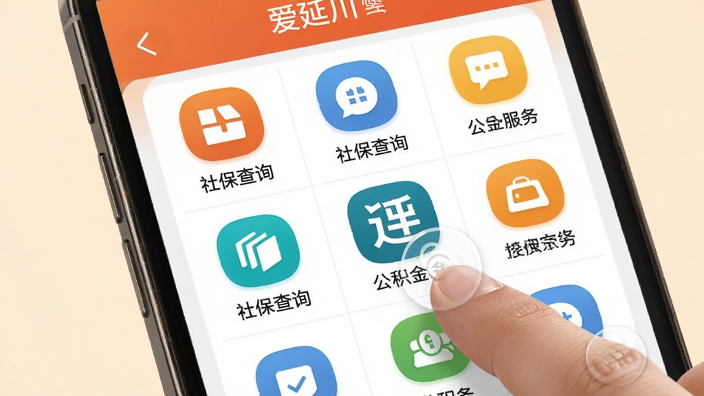 ���������ǡ����Ӵ���App�ı��������棬����Ϊ�ֻ���Ļ��д������չʾ�Ź������ͼ�꣬�Ű��������򣬷��Ϊ��ůдʵUI���ϸ��ͻ���籣��ѯ�͹�����ͼ���ϵ���ָ�����Ч�����������ɾ��޶���Ԫ��
