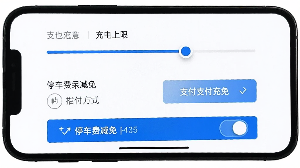 �ֻ���Ļչʾ������Դ�ĳ������ҳ�棬��Ļ���г�����޻��顢֧����ʽѡ��ͣ���Ѽ��⿪�ص�ѡ����沼�����������ֱ�ǩ��ȷ������Ϊ��ɫ����ťΪ��ɫ�������ʵ�ã����ʸɾ��޶���Ԫ��