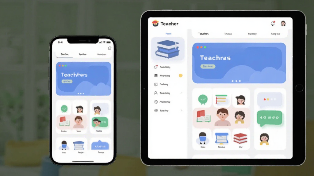 Our Teacher �������չʾ���ֻ���ƽ��ͬʱ��ʾ�������棬�����������Ű����������ִ���ƽ��ϸ��Բ�󣬻��ʸɾ��޶���Ԫ��