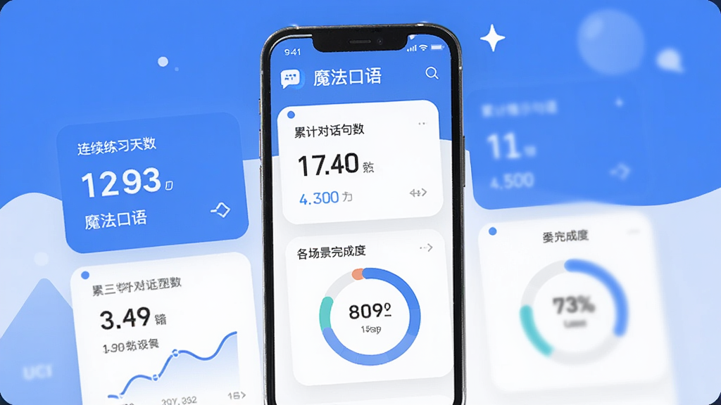 生图提示词:手机屏幕展示
