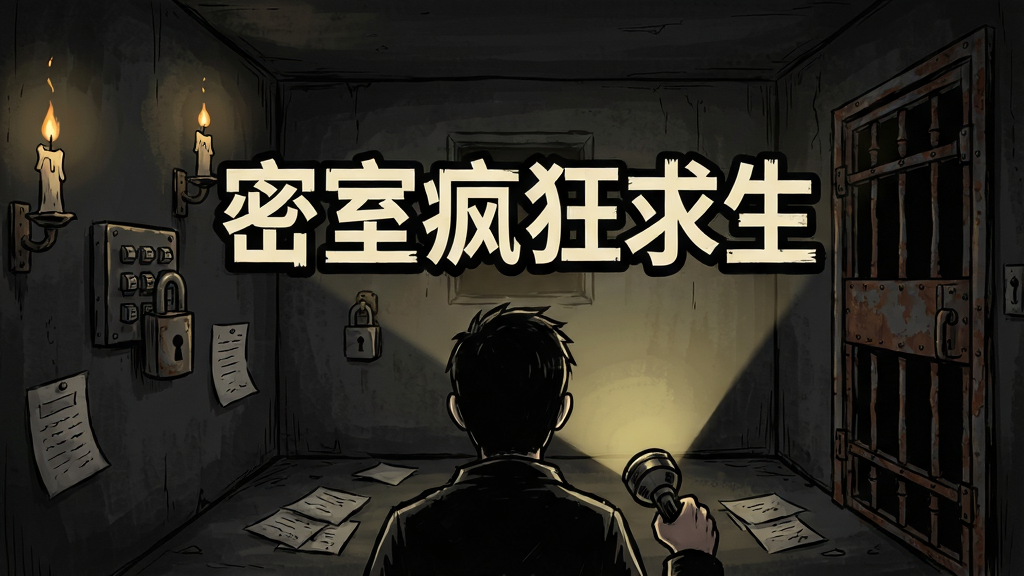 һ��չʾ���ҷ��������Ϸ�������ͼƬ�����������ǻ谵�ķ��䳡����ǽ��������˸����⣬�������м���һ����Ŀ�ı�������д�����ҷ��������ǰ���������ֳ��ֵ�Ͳ�ı�Ӱ�����ֲ��þ��й�ͼ���Ű������������Ϊ���������ֻ�磬ϸ�ڰ���ǽ�ϵ���������ɢ���ֽ������������ţ����������ɾ��޶���Ԫ��