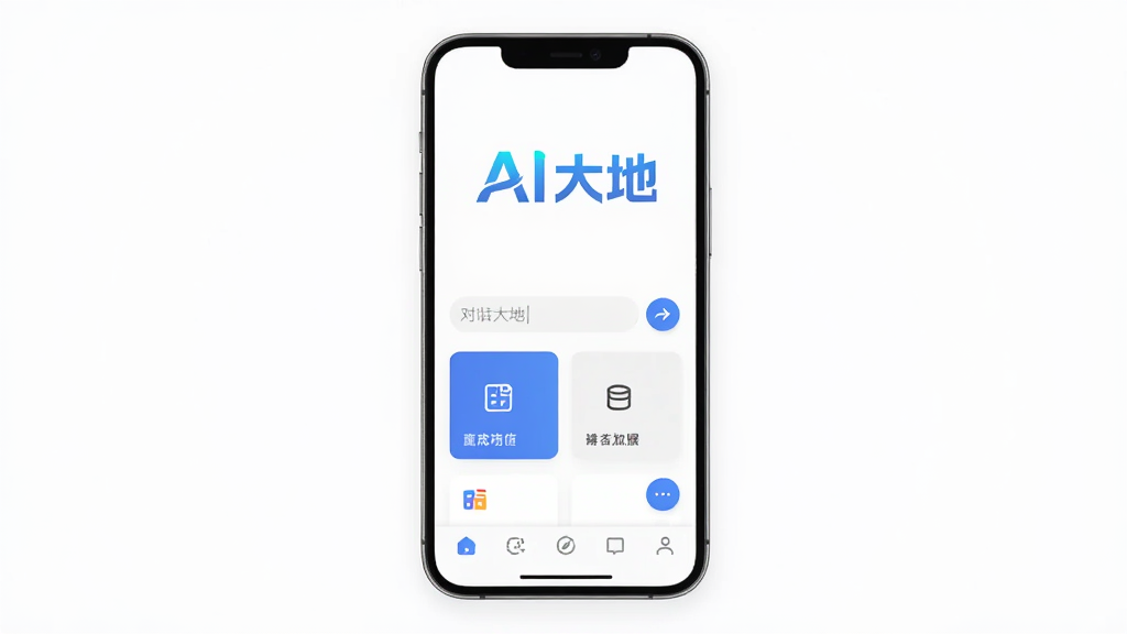 AI��� Ӧ��������չʾ �ֻ���Ļ���� �Ϸ���AI��� ��ɫ����Logo �м��ǶԻ������͹��ܿ�Ƭ �·��ǵ����� ����Ϊ�ɾ��İ�ɫ ��ƽ����Ʒ�� �ִ��Ƽ��� ϸ������ ���ʸɾ� �޶���Ԫ��