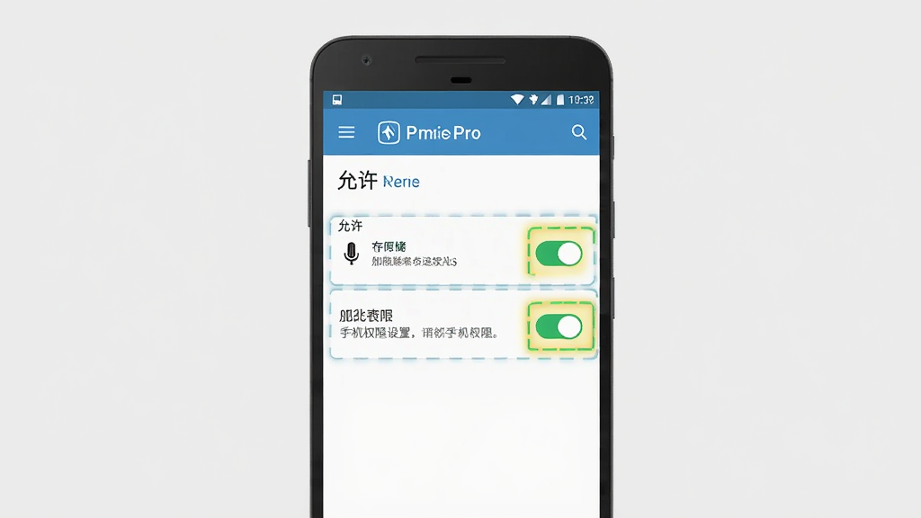 ����Ӣ��汾Pro �ֻ�Ȩ������ʾ��ͼ������������һ����׿�ֻ���Ļ����ʾӦ��Ȩ�޹���ҳ�棬�洢����˷�Ȩ�޿��ر����������������ǳ��ɫ������Ϊ�ֻ����У����Ϊ��ƽ��UIʾ��ͼ��ϸ�ڰ�������������ť��Ȩ��˵�����֣������������ɾ����޶���Ԫ��