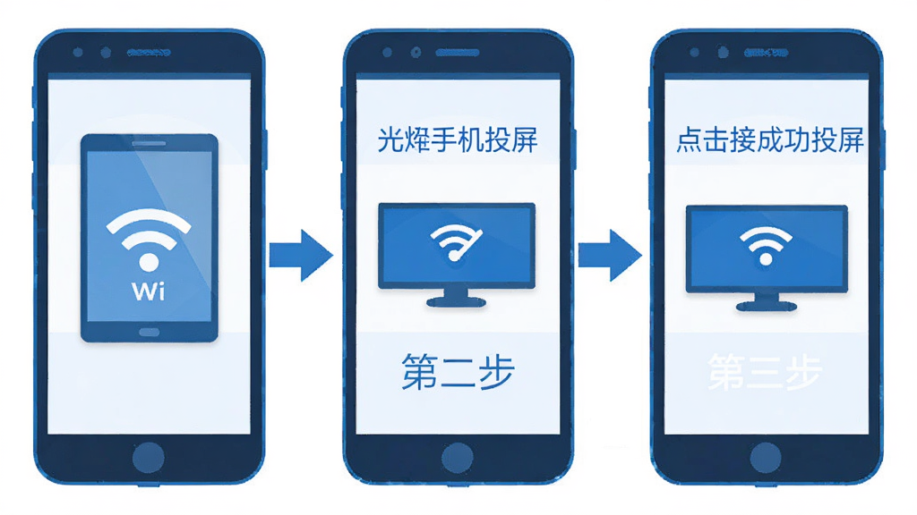 �ֻ�Ͷ����������ʾ��ͼ����һ���ֻ��͵�������ͬһWiFi���ڶ�����