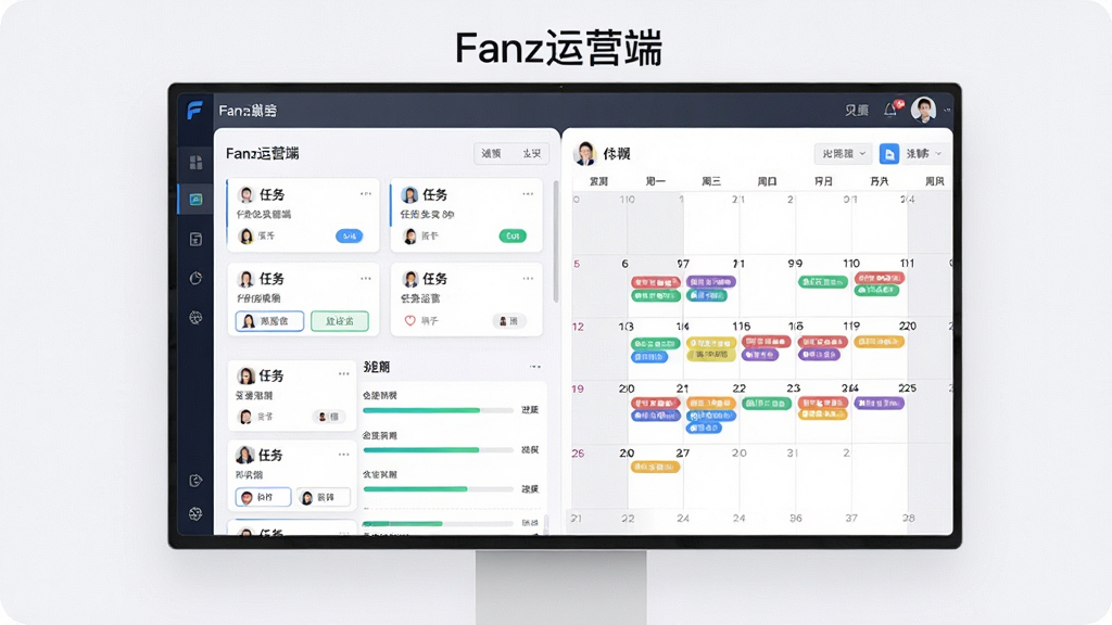 һ��չʾFanz��Ӫ������Э���������������������ܵ�ͼƬ������������һ�����Ļ����Ļ�������ʾ����Ƭ�ͽ��������Ҳ���ʾ������ͼ�Ͳ�ɫ���ݱ�ǩ�����������ϸ�����������ʸɾ��޶���Ԫ�أ�ͼƬ�д��С�Fanz��Ӫ�ˡ�����