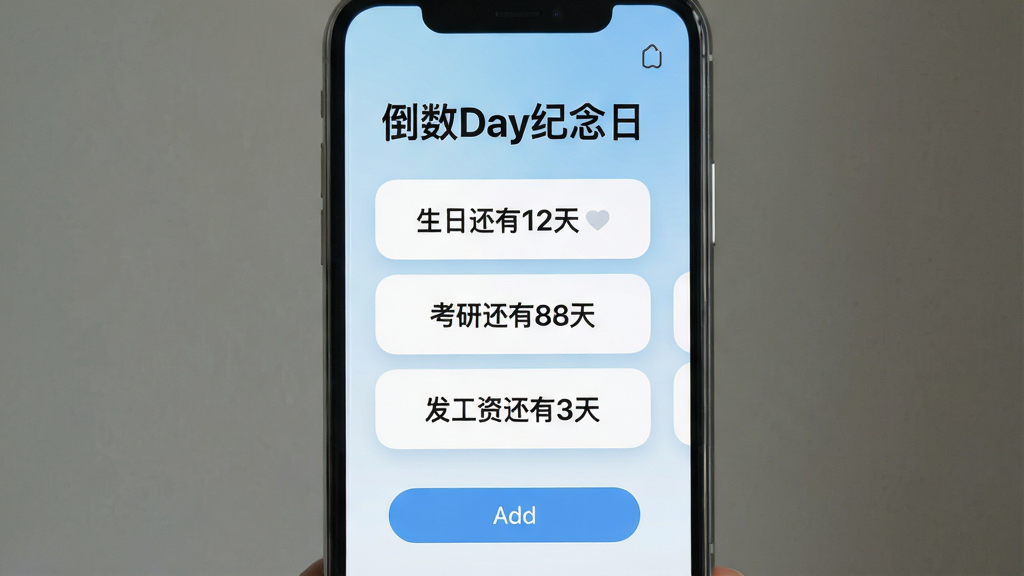 һ���ֻ���Ļչʾ���棬����������������Ƭ����Ӧ�������棬������ʾ���֡�����Day�����ա����м����ж������ʱ��Ƭ���ֱ���ʾ�����ջ���12�족�����л���88�족�������ʻ���3�족��������ǳ�����䣬��ƬԲ����ƣ��ײ������Ӱ�ť�����������¸ɾ��������������޶���Ԫ��