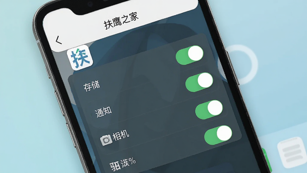 ��ӥ֮�� �ֻ�����Ȩ�޽��棬�ֻ���Ļ��ʾ����ӥ֮�ҡ�Ӧ��Ȩ�޹���ҳ�棬�д洢��֪ͨ�������Ȩ�޿��أ������Ǽ����ֻ����棬��ƽ����ƣ�ɫ����ˬ�����ʸɾ��޶���Ԫ��