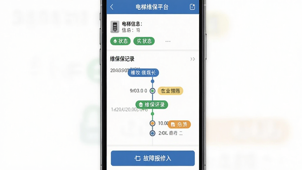 ����ά��ƽ̨�豸�����������棬����Ϊ�ֻ���Ļ��ʾ���ݵ�������ҳ�������϶����ǵ��ݻ�����Ϣ��״̬��ǩ���м���ά����¼ʱ���ᣬ�ײ��ǹ��ϱ�����ڣ�����ִ���ƽ��ϸ����ʱ����ڵ���������ǩ��ɫ�������ԣ����ʸɾ��޶���Ԫ�أ�����Ϊ��ɫ��