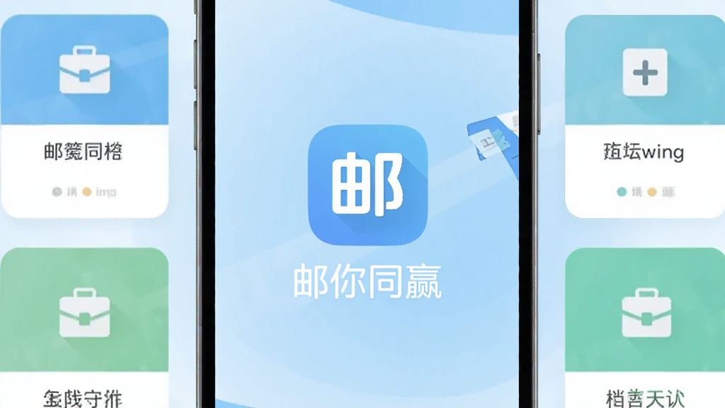一张扁平化风格的手机应用界面截图,画面中央是