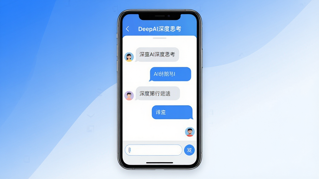 һ��չʾDeepAI���˼��Ӧ���������ͼƬ�������������ֻ���Ļ����Ļ����ʾDeepAI���˼���ĶԻ����棬�������������ơ�DeepAI���˼�������м����û���AI�ĶԻ����ݣ��ײ��������ͷ��Ͱ�ť�������Ǽ������׽���ɫ�����������ִ���ƽ�����ʸɾ��������޶���Ԫ��