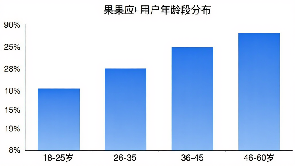 一张柱状图展示