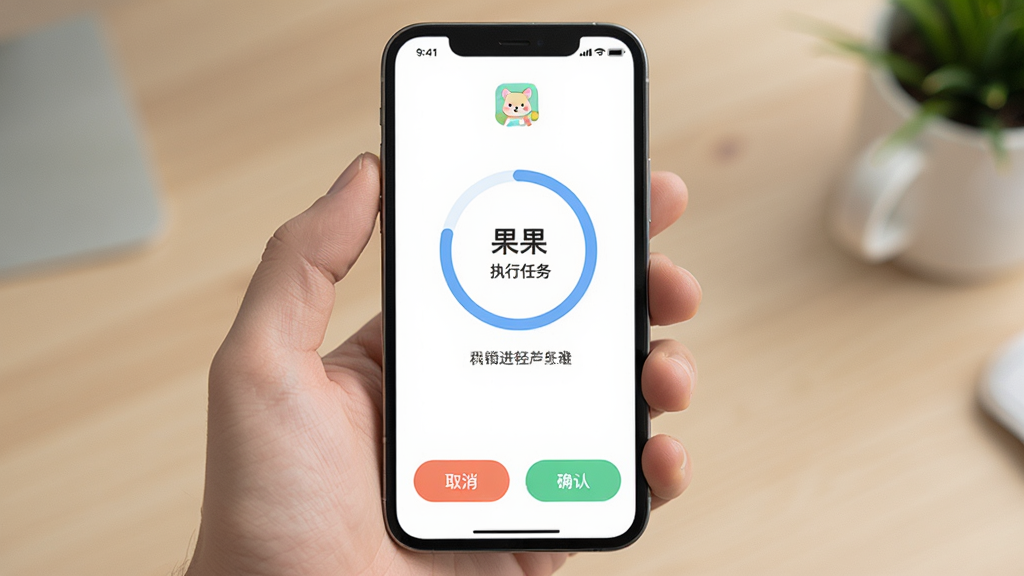 手机屏幕上显示