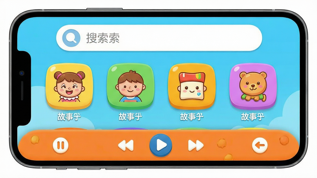 ��ͯ��ѹ��� �ֻ�Ӧ�������� ���岼�� ���������� �м���·���ͼ�� �ײ����ſ����� ���¿�ͨ��� ����ɫ�� ϸ��Բ�� ���ʸɾ� �޶���Ԫ��
