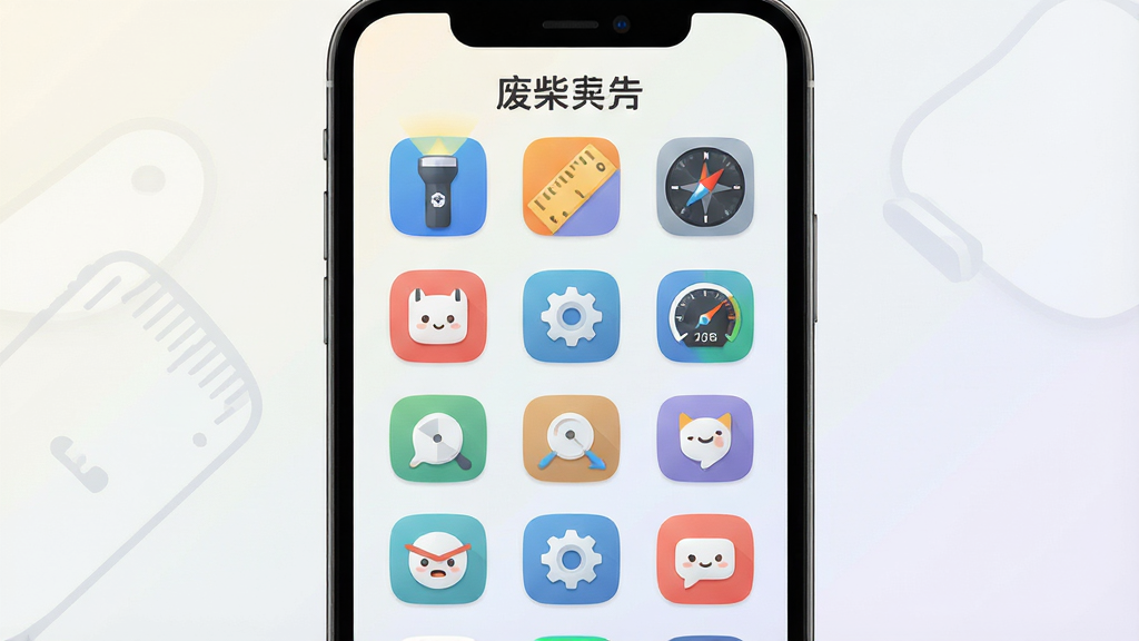 һ��չʾ�ֻ���Ļ��ͼƬ����Ļ�����ǡ��ϲ񹤾ߡ�App�������棬���������������Ÿ���ʵ��С����ͼ�꣬�����ֵ�Ͳ�����ӡ�ָ���롢���ٲ��Եȣ������Ǽ���ǳɫ���䣬�������ִ���ƽ��ͼ��Բ��ɰ������ʸɾ��������޶���Ԫ�أ�ͻ�����߼��ϵķḻ���ݡ�