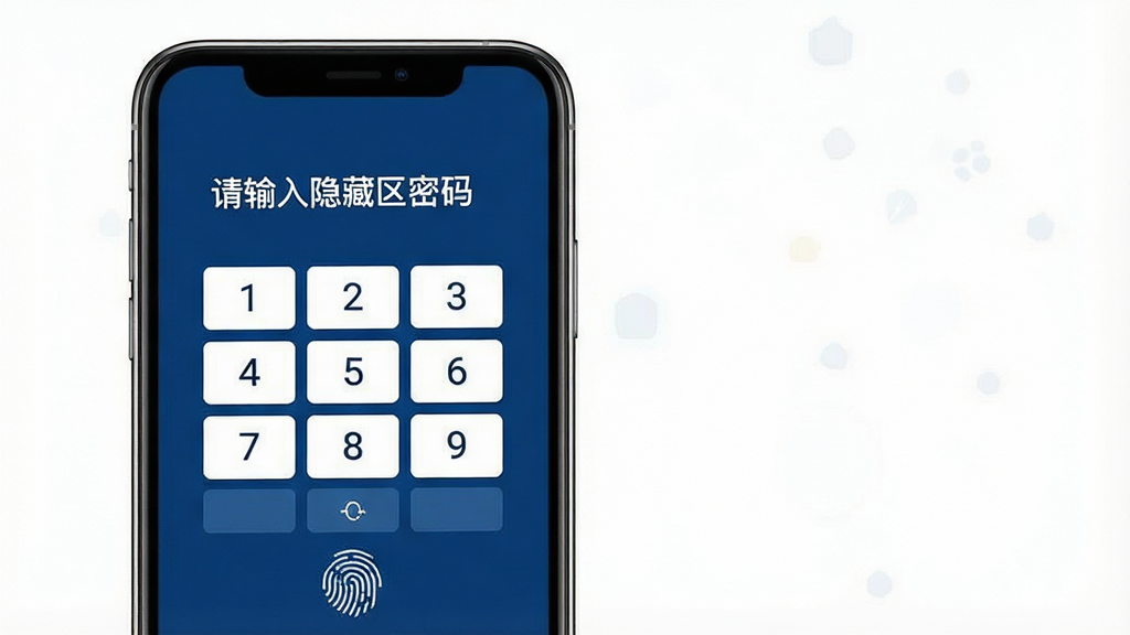 һ��չʾ����Ӧ���������������ܵĽ���ͼ������������һ���ֻ���Ļ����Ļ����ʾ��һ������������棬����д�š����������������롱���·������ּ��̺�ָ��ͼ�꣬����������ɫ�Ͱ�ɫΪ��ɫ��������లȫ��ϸ�����������ʸɾ����޶���Ԫ��