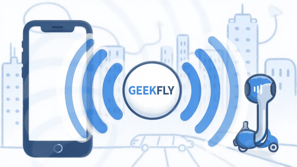 һ��GEEKFLY��������ʾ��ͼ�������������ֻ�����������֮����������Ӳ��ƣ����������С�GEEKFLY����ʶ�������ǳ���ͨ�ڳ����ļ������������ƽ�廭��ɫ��������Ϊ����ϸ��Բ�󣬻��ʸɾ��޶���Ԫ�ء�