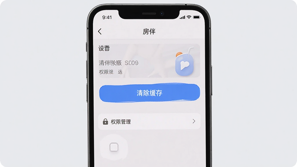 �ֻ���Ļ��ʾ�����顱App�����ý��棬ͻ����������桱��ť�͡�Ȩ�޹�����ѡ��������࣬����Ϊǳ��ɫ�����ʸɾ�����