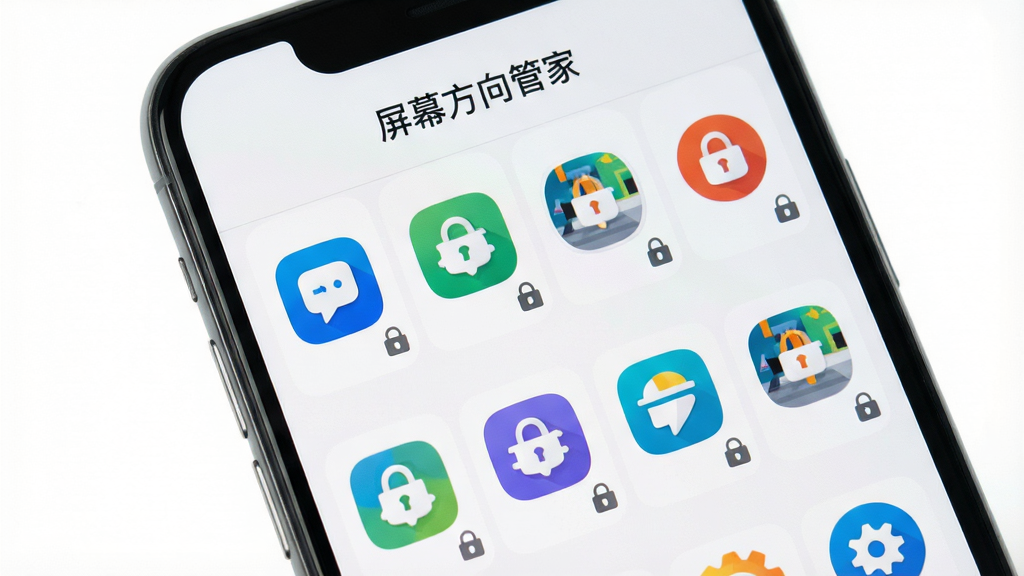 һ���ֻ���Ļ��ͼչʾ��Ļ����ܼ�APP��Ӧ�ù����б����棬�������ֻ���Ļ����ʾ���Ӧ��ͼ�����г�����ÿ��Ӧ��ͼ���Ա���һ������������Сͼ�꣬�����С���Ļ����ܼҡ��ı������֣������԰�ɫ��ǳ��ɫΪ��ɫ����ͼ��ɫ�ʷḻ���������룬����������������ִ������ʸɾ��޶���Ԫ�أ�����Ϊ����ɫ������ͻ������������