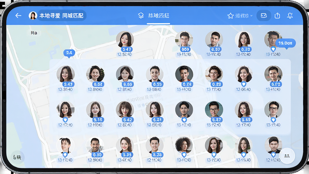 ����Ѱ��ͬ��ƥ�书�ܽ��棬��ͼ����ʾ����û�ͷ���ǵ㣬�����ע�������û�ͷ���������룬��ɫ������Ϊ��������ִ���࣬���ʸɾ�