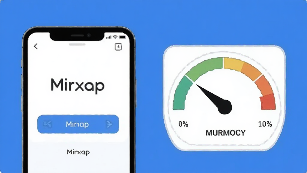 һ��չʾ Mirxap �������������е�ʾ��ͼ��������һ���ֻ������������� Mirxap���Ա���һ�������ڴ�ռ�õ��Ǳ���ָ��ָ���λ����������ˬ����ɫ��������Լ���ݿ��ӻ������ʸɾ�
