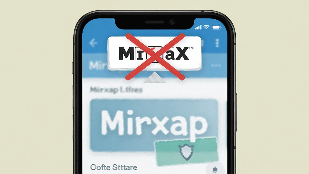 һ�� Mirxap �����޹�����Ե�����ͼ���������ֻ���Ļ��ʾ Mirxap ���棬��Ļ�Ϸ���һ���������Ĺ����ͼ�꣬��������Ĭֱ�ۣ�����Ϊ��ɫ�����ʸ��壬�޶���Ԫ��