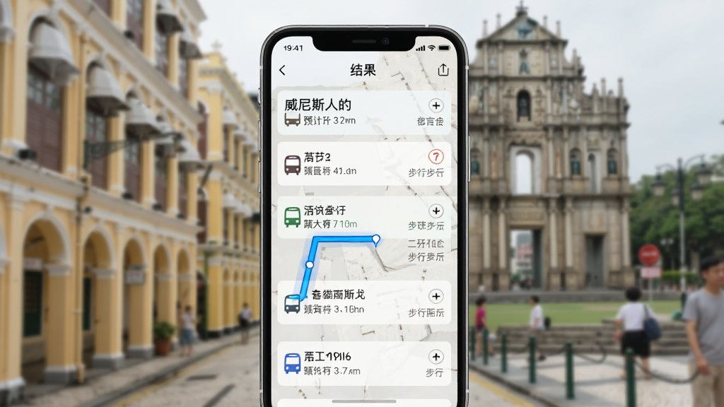 һ��չʾ���ų���App·�߹滮���ܵĽ����ͼ���ֻ���Ļ����ʾ�Ӵ������Ʒ�������˹�˵�·�߹滮������г��˳�����ʿ����ϸ���衢Ԥ��ʱ��Ͳ��о��룬��������������ɫ����·��ָʾ������Ϊ���Ž־��黯�����ɾ��ִ�����������