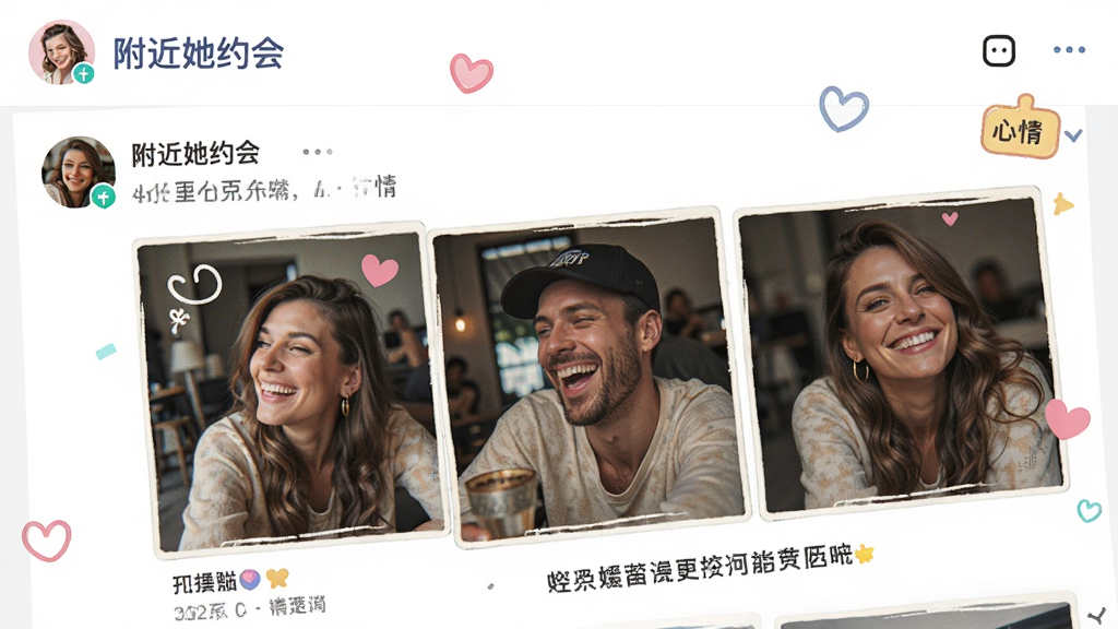 ��������Լ�ᡱ��̬�㳡ҳ�棬չʾ�û���������Ƭ���������֣����沼��������Ȧ��������ɻ���