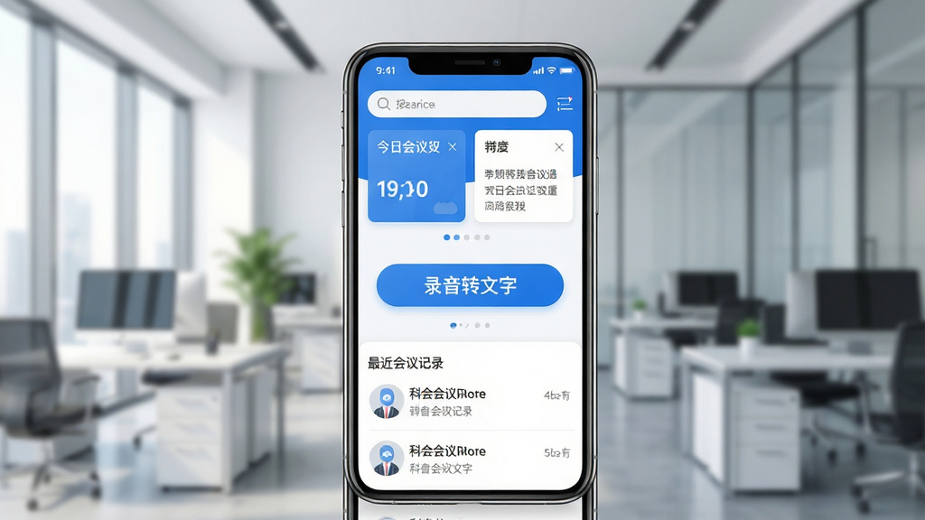 �ƻ�ͨApp������ȫòչʾ�������������ֻ���Ļ����Ļ����ʾ�ƻ�ͨApp����ҳ��������������ͽ��ջ��鰲�ſ�Ƭ���м�����Ŀ��¼��ת���ִ�ť���·���������������¼�б�������ɫ��Ϊ��ˬ������ɫ���������黯���ִ��칫�ҳ�������������񣬻��ʸɾ����������ֱ�ǩ��ȷ���޶���Ԫ��