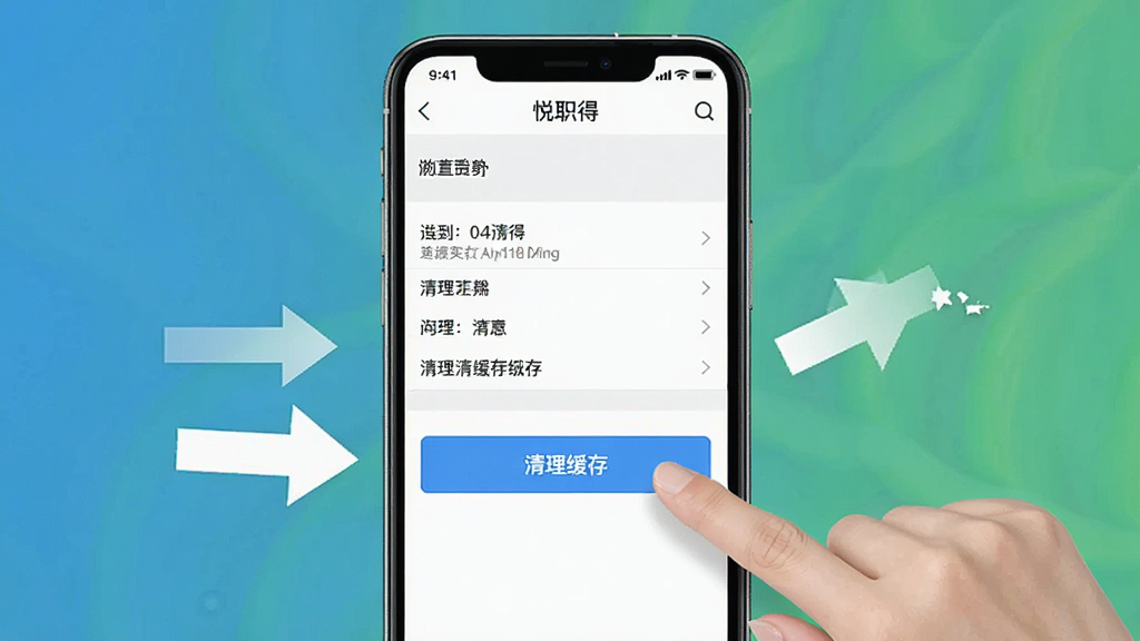 һ��չʾ�ֻ��������沽���ʾ��ͼ��������һ���ֻ���ʾ����ְ�á�App������ҳ�棬��ָ��������������桱��ť���Ա��м�ͷָʾ������࣬�������������ʸɾ�