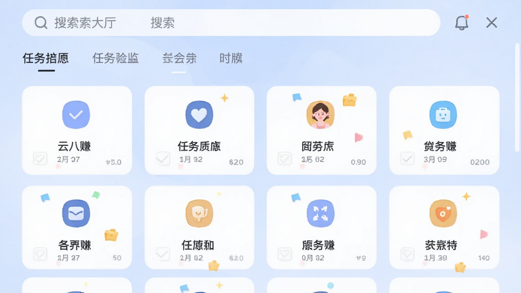 ���ư�׬��Ӧ����������������ͼ���廭��������չʾ�������Ƭ�������У�ÿ����Ƭ����ͼ������ֱ�ǩ����������͵�ǳ��ɫ���������������ͷ����ǩ�����岼������������ִ���Լ�����ʸɾ����޶���Ԫ��