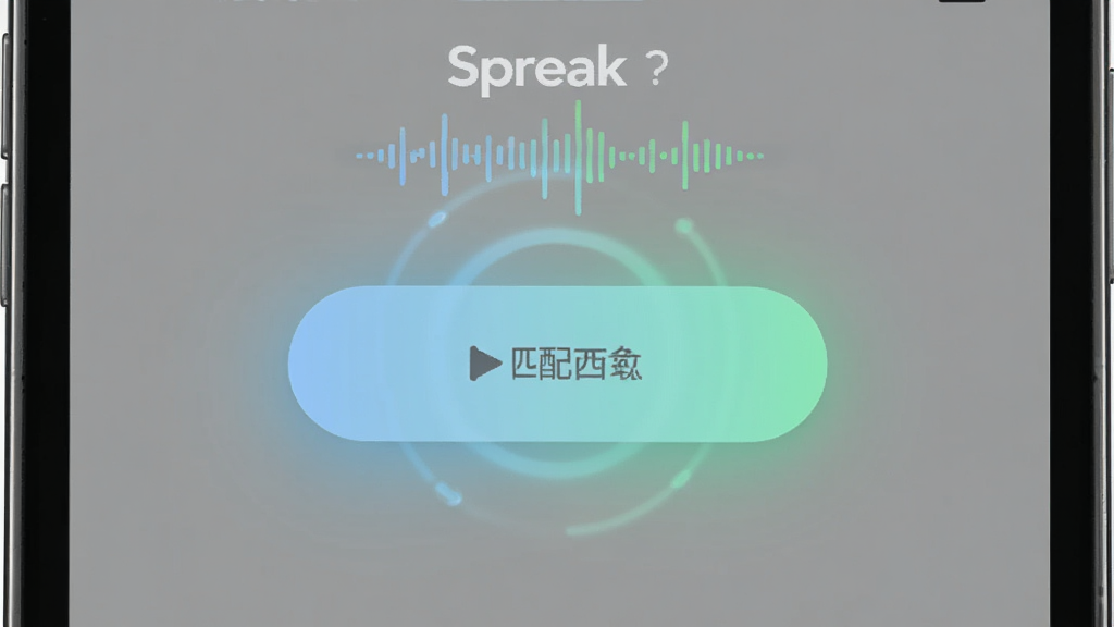 һ��չʾ Spreak ����ƥ�书�ܵĽ����ͼ���������ֻ���Ļ�ϵ�ƥ�䰴ť��������̬Ч�������־���ͻ����ť���Ű��࣬���Ƽ���������ϸ������͵�����ɫ���Σ����ʸɾ����޶���Ԫ��