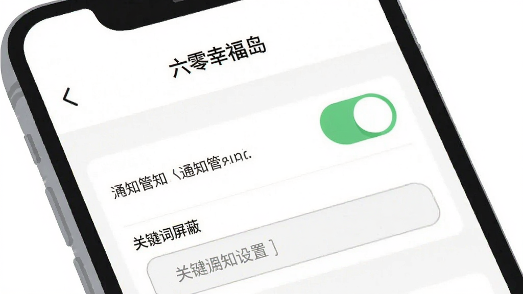 һ��չʾ�ֻ�App��Ϣ֪ͨ���ý���Ĳ廭���������ֻ���Ļ��ʾ�������Ҹ�������֪ͨ����ҳ�棬ҳ�����п��ذ�ť�͹ؼ�����������򣬽�����Ƽ�࣬����Ϊ����ɫ����������������ִ���ƽ�����ʸɾ��޶���Ԫ��