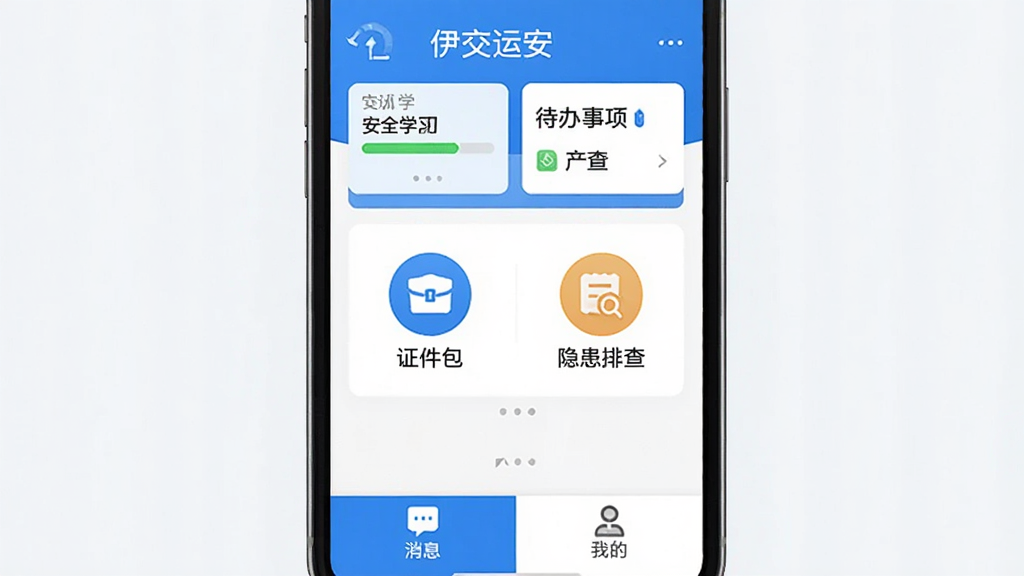 һ���ֻ���Ļչʾ�������˰���App�������ͼƬ����������ɫ�Ͱ�ɫΪ��ɫ����������ʾ��ȫѧϰ���Ⱥʹ�������м���֤�����������Ų�ͼ�꣬�ײ�����Ϣ���ҵ�ҳ�棬��������񣬻��������ɾ����޶���Ԫ��