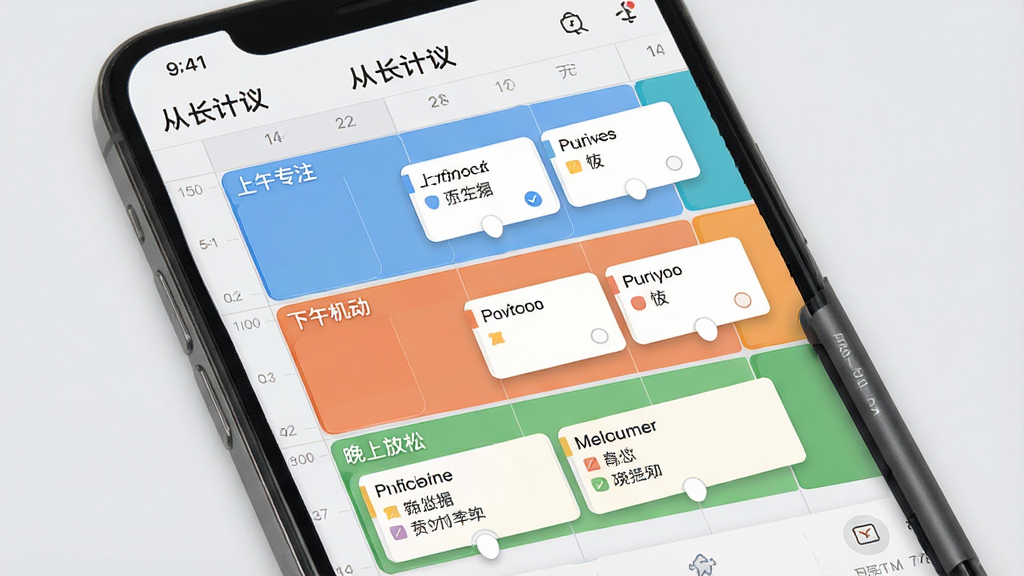 һ��չʾӦ����ʱ���滮���ܵ�ͼƬ���ֻ���Ļ��ʾ���ӳ����项Ӧ�ý��棬������һ�챻��Ϊ������ͬ��ɫ�ĺ���ɫ�飬�ֱ��ע������רע������������������Ϸ��ɡ���ÿ��ɫ�����д������Ƭ����Ƭ����ק������Ϊǳ��ɫ������ƽ����ϸ�ھ��£����ʸɾ��޶���Ԫ��