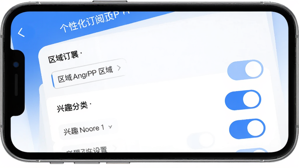 �ǻۺ���APP���Ի���������ҳ�棬�ֻ���Ļ��ʾƵ������ѡ���������ѡ�����Ȥ���࿪�ذ�ť����������ɫ�Ͱ�ɫΪ�������ذ�ť���Բ�󣬲��ּ�����ˣ�����ִ���ƽ�����ʸɾ��޶���Ԫ��
